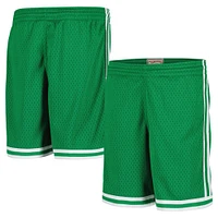 Youth Mitchell & Ness Green Boston Celtics Hardwood Classics Swingman Shorts