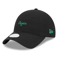 Women's New Era Black Austin FC Throwback 9TWENTY Adjustable Hat
