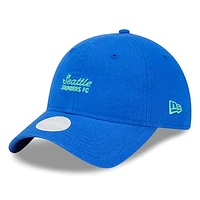 Women's New Era Blue Seattle Sounders FC Throwback 9TWENTY Adjustable Hat