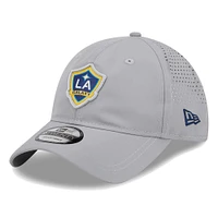 Men's New Era Gray LA Galaxy Active 9TWENTY Adjustable Hat