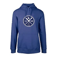 Men's Levelwear  Royal Los Angeles Dodgers City Connect Podium Strike Pullover Hoodie