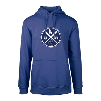 Men's Levelwear  Royal Los Angeles Dodgers City Connect Podium Strike Pullover Hoodie