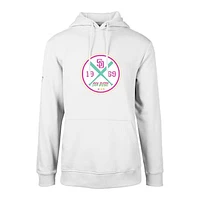 Men's Levelwear  White San Diego Padres City Connect Podium Strike Pullover Hoodie