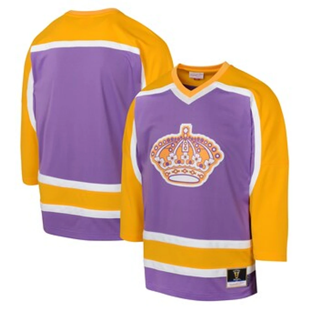 Youth Mitchell & Ness Purple Los Angeles Kings Blue Line Jersey