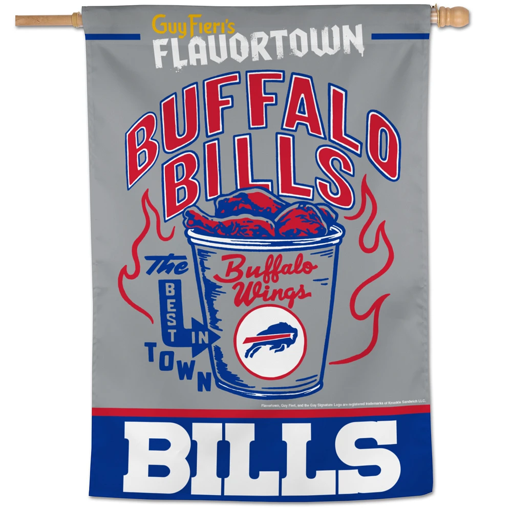 WinCraft Buffalo Bills NFL x Guy Fieri’s Flavortown 28" x 40" One-Sided Vertical Banner