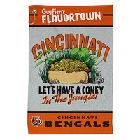 WinCraft Cincinnati Bengals NFL x Guy Fieri’s Flavortown 16" X 25" Tailgate Towel With Hook