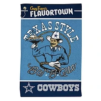 WinCraft Dallas Cowboys NFL x Guy Fieri’s Flavortown 16" X 25" Tailgate Towel With Hook