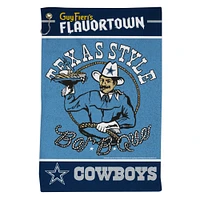 WinCraft Dallas Cowboys NFL x Guy Fieri’s Flavortown 16" X 25" Tailgate Towel With Hook