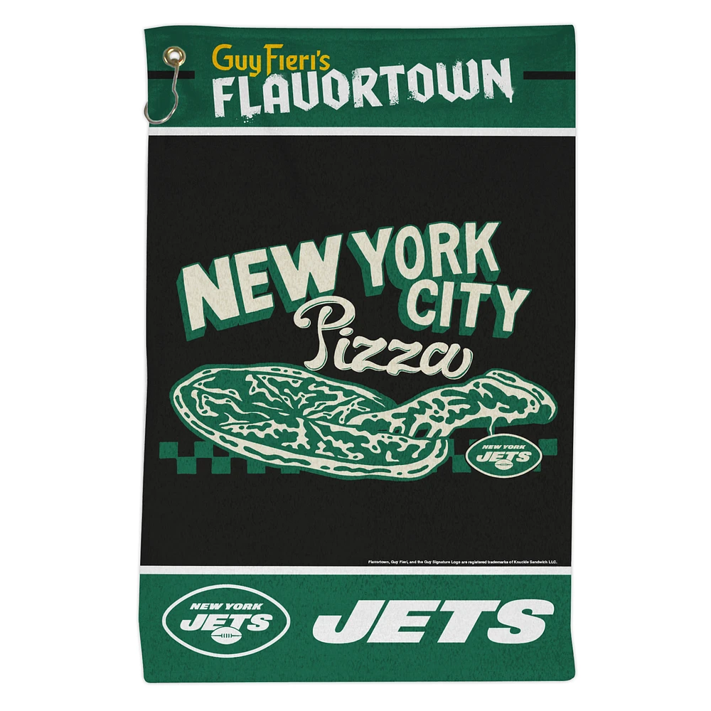 WinCraft New York Jets NFL x Guy Fieri’s Flavortown 16" X 25" Tailgate Towel With Hook