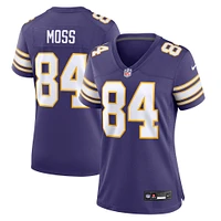 Women's Nike Randy Moss Purple Minnesota Vikings Classic Retired Player Game Jersey