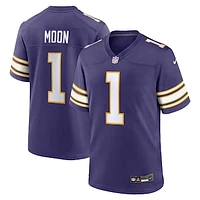 Men's Nike Warren Moon Purple Minnesota Vikings Classic Retired Player Game Jersey