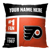 The Northwest Group Philadelphia Flyers 18'' x 18'' Personalized Throw Pillow