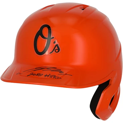 Limited Edition of 12: Jackson Holliday Baltimore Orioles Autographed Rawlings Batting Helmet with Inscription