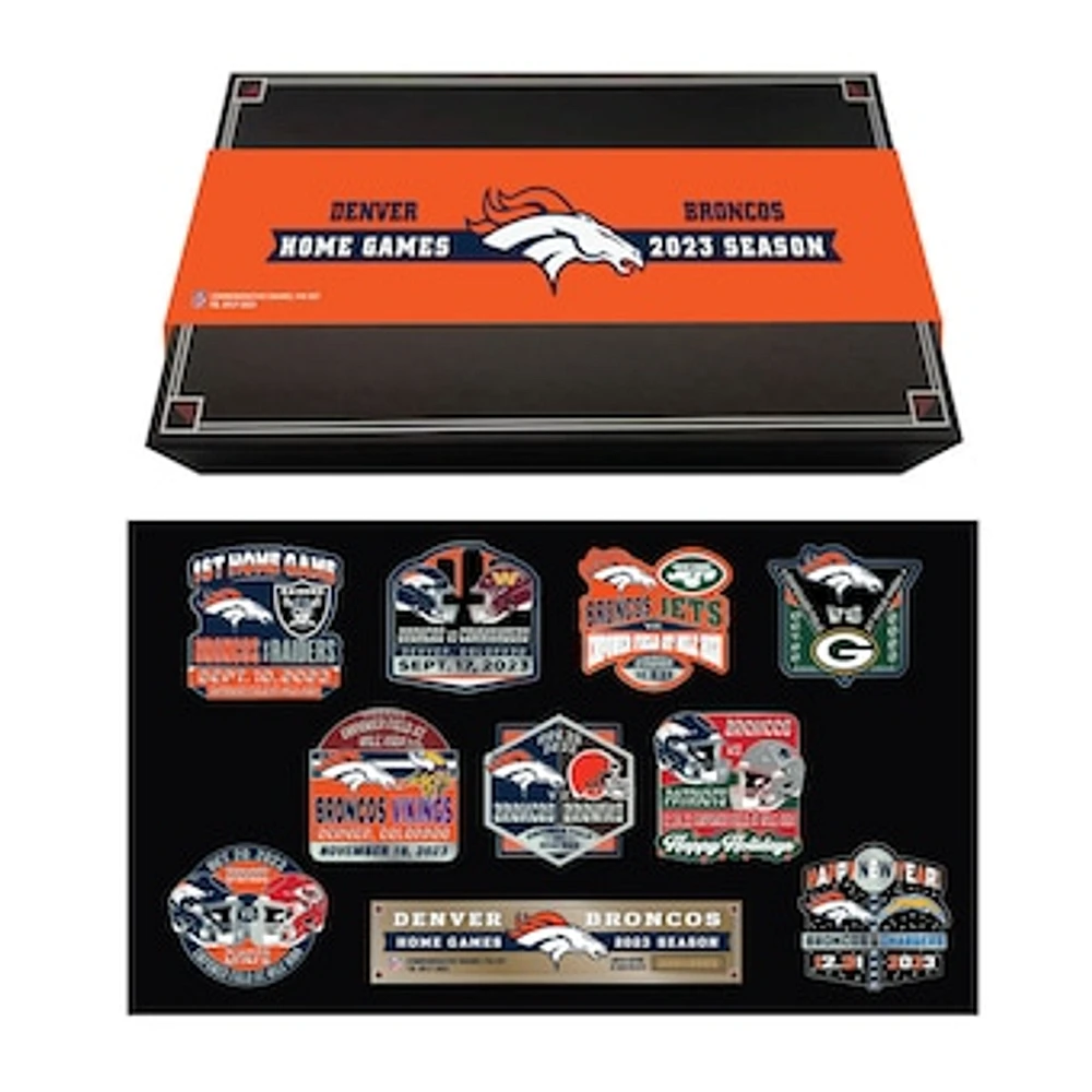 MOJO Denver Broncos 2023 Game Day Pin Collector Set