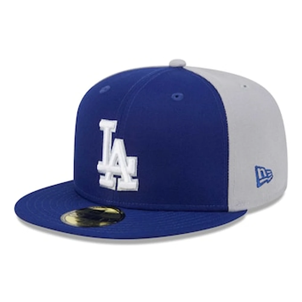 Men's New Era Royal Los Angeles Dodgers Gameday Sideswipe 59FIFTY Fitted Hat