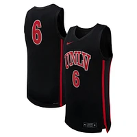 Men's Nike #6 Black UNLV Rebels Replica Basketball Jersey