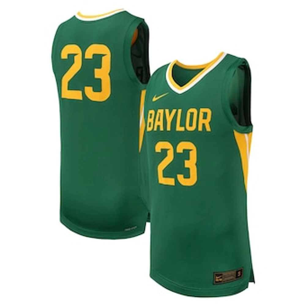 Men's Nike #23 Green Baylor Bears Replica Basketball Jersey