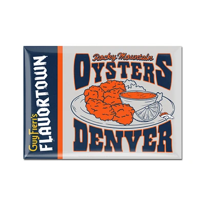 WinCraft Denver Broncos NFL x Guy Fieri’s Flavortown 2.5'' x 3.5'' Metal Fridge Magnet