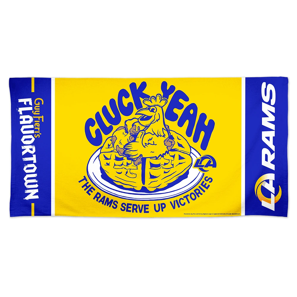 WinCraft Los Angeles Rams NFL x Guy Fieri’s Flavortown 30" x 60" Spectra Beach Towel