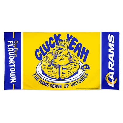 WinCraft Los Angeles Rams NFL x Guy Fieri’s Flavortown 30" x 60" Spectra Beach Towel