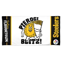 WinCraft Pittsburgh Steelers NFL x Guy Fieri’s Flavortown 30" x 60" Spectra Beach Towel