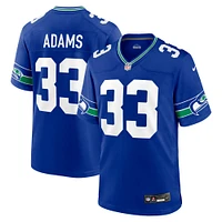 Men's Nike Jamal Adams Royal Seattle Seahawks Throwback Player Game Jersey