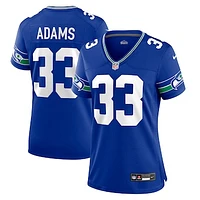 Women's Nike Jamal Adams Royal Seattle Seahawks Throwback Player Game Jersey