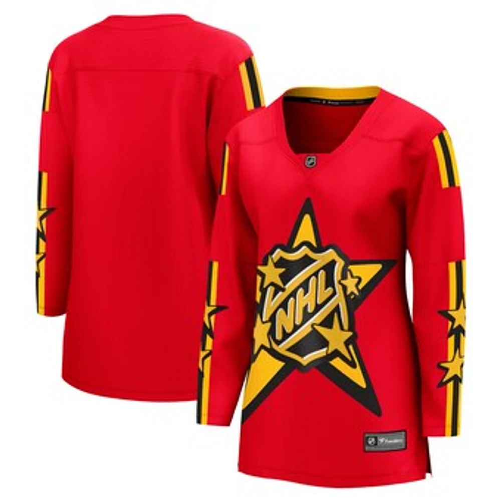 Women's Fanatics  Red 2024 NHL All-Star Game Breakaway Jersey