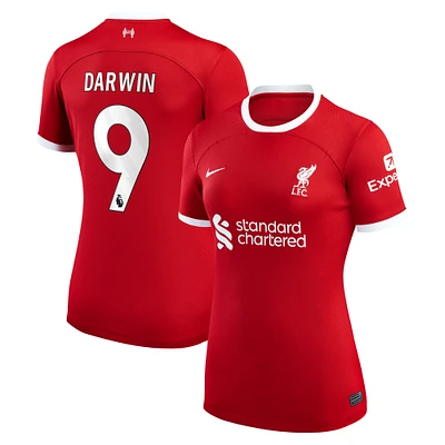 Women's Nike Darwin Núñez Red Liverpool 2023/24 Home Replica Jersey