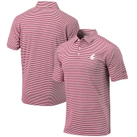 Men's Columbia  Crimson Washington State Cougars Omni-Wick Club Invite Polo
