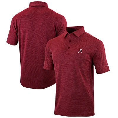 Men's Columbia  Crimson Alabama Crimson Tide Omni-Wick Set II Polo