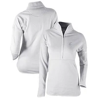 Women's Columbia  Gray Washington State Cougars Omni-Wick Go For It Half-Zip Pullover Top