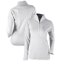 Women's Columbia  Gray Washington State Cougars Omni-Wick Go For It Half-Zip Pullover Top