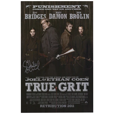 Hailee Steinfeld True Grit Autographed 11" x 17" Movie Poster