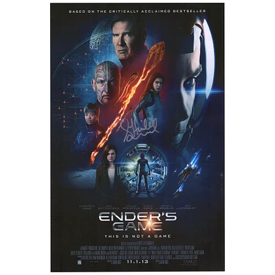 Hailee Steinfeld Ender's Game Autographed 11" x 17" Movie Poster