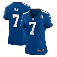 Women's Nike Matt Gay Royal Indianapolis Colts Indiana Nights Alternate Game Jersey