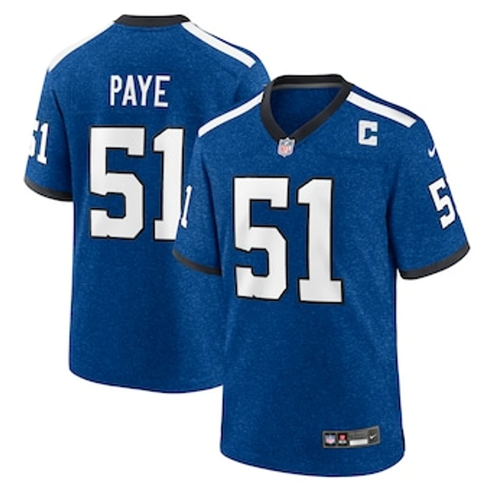 Men's Nike Kwity Paye Royal Indianapolis Colts Indiana Nights Alternate Game Jersey