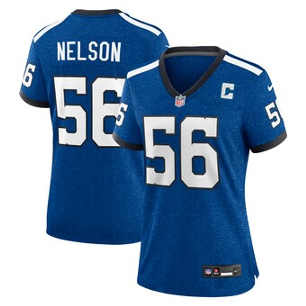 Women's Nike Quenton Nelson Royal Indianapolis Colts Indiana Nights Alternate Game Jersey