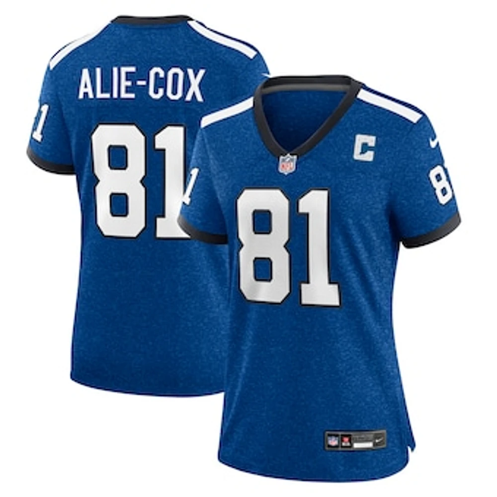 Women's Nike Mo Alie Cox Royal Indianapolis Colts Indiana Nights Alternate Game Jersey