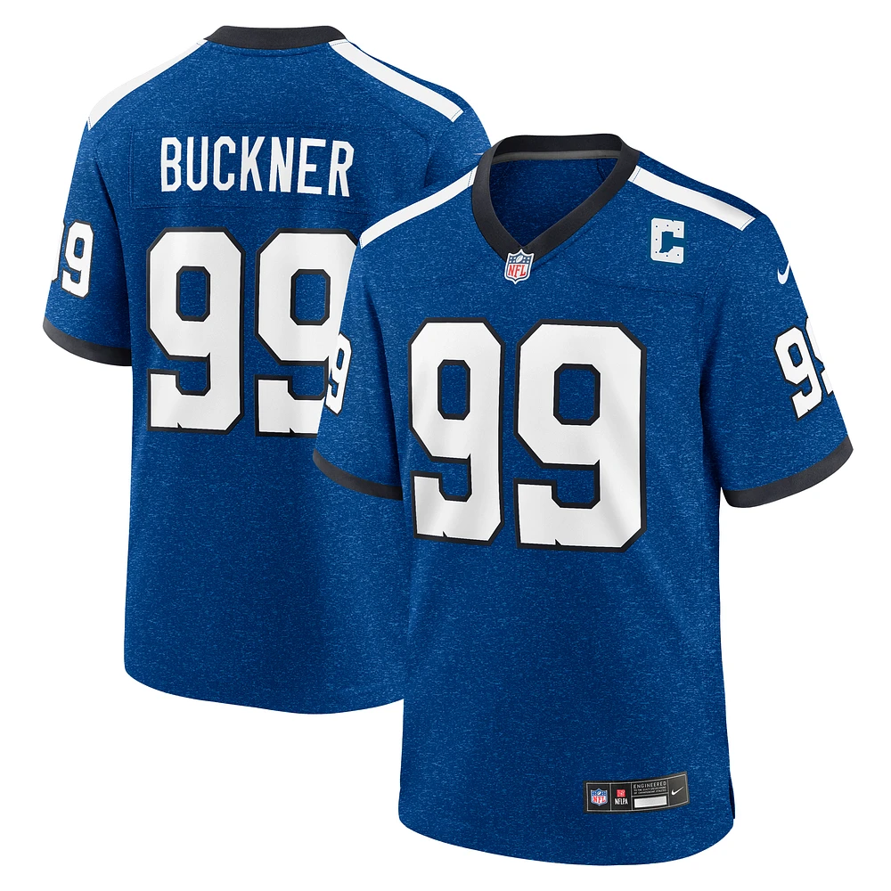 Men's Nike DeForest Buckner Royal Indianapolis Colts Indiana Nights Alternate Game Jersey