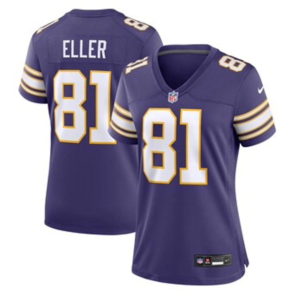 Women's Nike Carl Eller Purple Minnesota Vikings Classic Retired Player Jersey