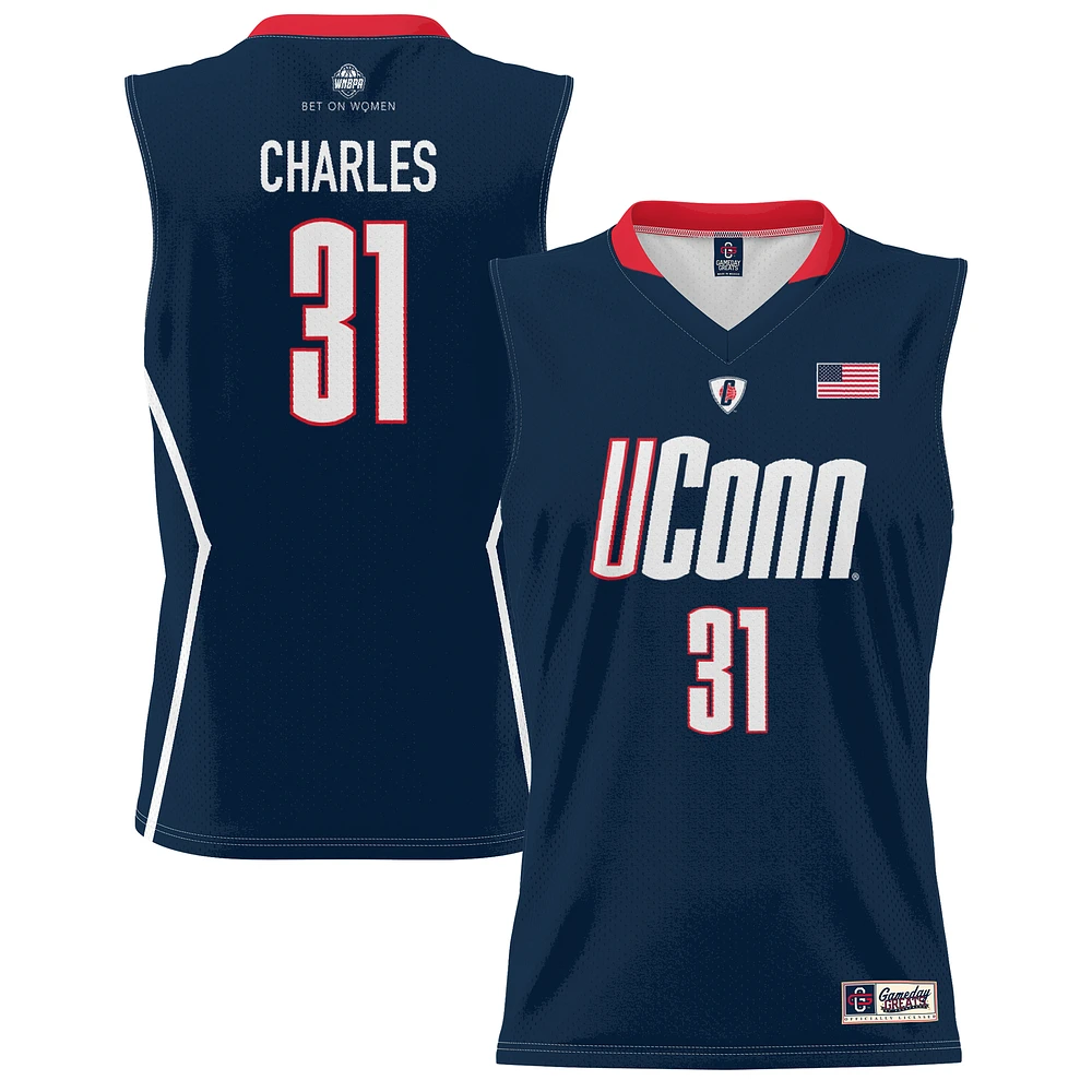 Youth GameDay Greats Tina Charles Navy UConn Huskies Lightweight Basketball Alumni Jersey