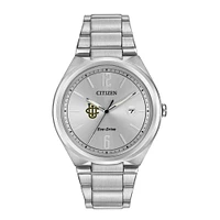 Men's  Silver UC Irvine Anteaters Eco-Drive Stainless Steel Watch