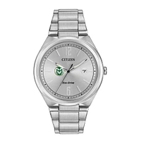 Men's  Silver Colorado State Rams Eco-Drive Stainless Steel Watch