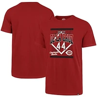 Men's '47 Elly De La Cruz Red Cincinnati Reds Graphic T-Shirt