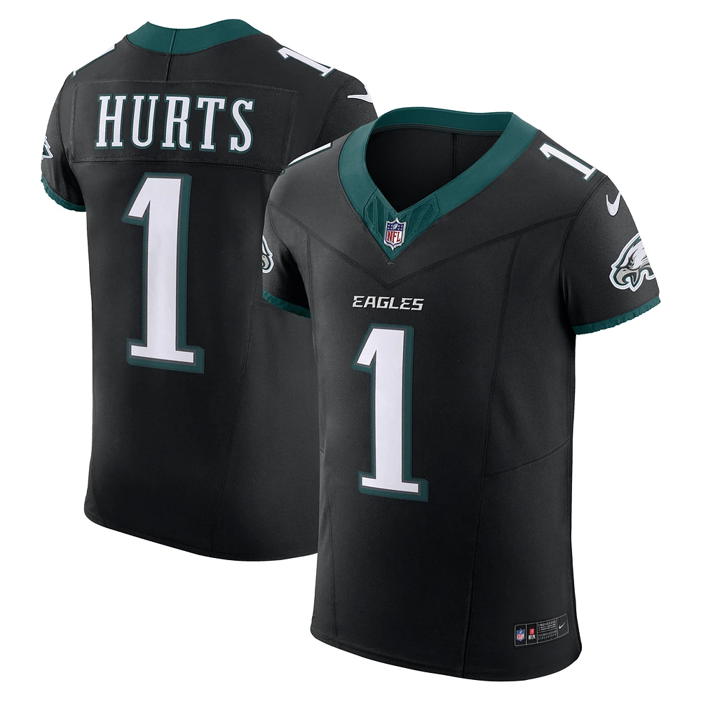 Men's Nike Jalen Hurts Black Philadelphia Eagles Alternate Vapor F.U.S.E. Elite Jersey