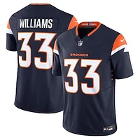 Men's Nike Javonte Williams Navy Denver Broncos Mile High Collection Vapor F.U.S.E. Limited Jersey