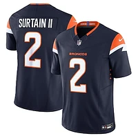 Men's Nike Patrick Surtain II Navy Denver Broncos Mile High Collection Vapor F.U.S.E. Limited Jersey