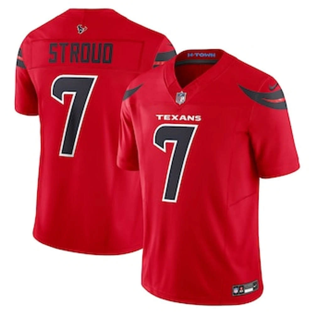 Men's Nike C.J. Stroud Red Houston Texans Alternate Vapor F.U.S.E. Limited Jersey