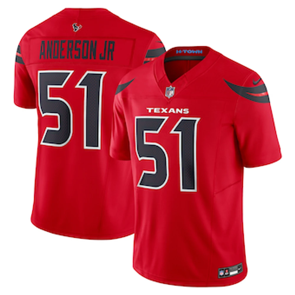 Men's Nike Will Anderson Jr. Red Houston Texans Alternate Vapor F.U.S.E. Limited Jersey